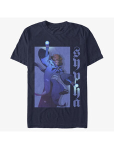 Pánske tričko Merch Netflix Castlevania - Hero Sypha Unisex T-Shirt Navy Blue