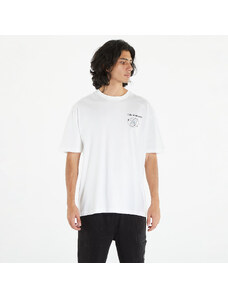 Pánske tričko Calvin Klein Jeans Future Fade Slogan Short Sleeve Tee White