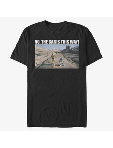Pánske tričko Merch Star Wars: Classic - Where's The Car Unisex T-Shirt Black
