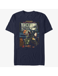 Pánske tričko Merch Star Wars Book of Boba Fett - Bounty Buddies Unisex T-Shirt Navy Blue