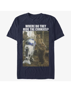 Pánske tričko Merch Star Wars: Classic - Hidden Cookies Unisex T-Shirt Navy Blue
