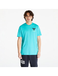 Pánske tričko Under Armour Project Rock LC Brahma Short-Sleeve T-Shirt Neptune/ Black
