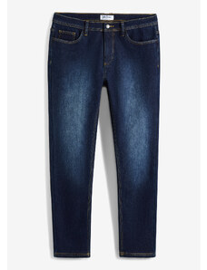 bonprix Regular Fit strečové termo džínsy, rovné, farba modrá