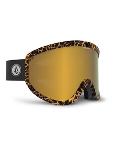 zimné okuliare Volcom Footprints Giraffe/čierna - EA Gold Chrome EA