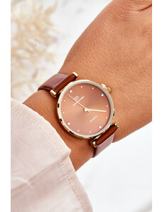 Kesi Women's watch with a leather strap Giorgio&Dario Camel