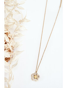 Kesi Women's necklace with golden flower