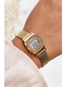 Kesi Women's retro digital watch Ernest gold