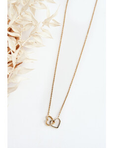 Kesi Delicate chain with gold hearts