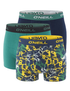 O'NEILL - boxerky 3PACK fluid dark green & marine color combo - limitovana edicia