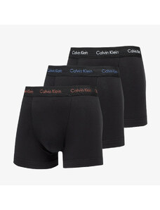 Boxerky Calvin Klein Cotton Stretch Boxer 3-Pack Black/ Maroon/ Skyway/ True Navy Logos