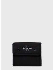 Peňaženka Calvin Klein Jeans pánsky,čierna farba,K50K511437