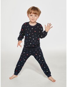 Pyjamas Cornette Young Boy 762/143 Cosmos length/r 134-164 navy blue