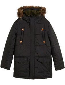 bonprix Chlapčenská funkčná zimná bunda s kapucňou, farba čierna