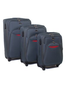 Súprava cestovných kufrov s expandérom 40l, 60l, 80l Suitcase 013