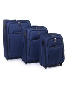 Súprava cestovných kufrov s expandérom 40l, 60l, 80l Suitcase 91074
