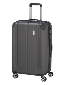 Stredný cestovný kufor na 4 kolieskach TSA 80 l Travelite City 73048