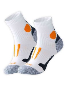 Stark Soul Bežecké Ponožky so špeciálnou výplňou 2 páry biele oranžové Biela 35 - 38