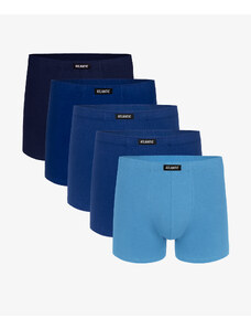 Men's boxer shorts ATLANTIC 5Pack - shades of blue
