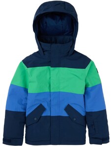 burton Detská zimná bunda boys symbol jacket dress blue/galaxy green/amparo blue