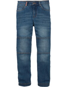bonprix Robustné džínsy so zosilnenou časťou na kolenách, farba modrá