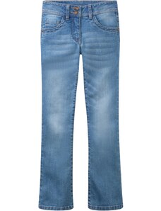 bonprix Strečové džínsy Bootcut, farba modrá, rozm. 164