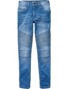 bonprix Chlapčenské strečové džínsy, Skinny Fit, farba modrá