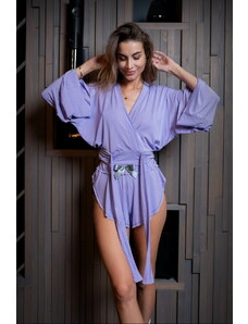 Loreen Sleepwear Bambusový Wrap Top a Kraťasky Butterfly | Loreen Label