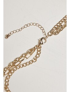 Urban Classics Accessoires Necklace with razor blade - golden colors