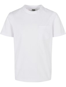 Urban Classics Kids Basic T-shirt for boys made of organic cotton, 2 pack, white/navy blue