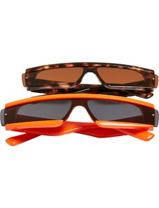 Urban Classics Accessoires Sunglasses Alabama 2-Pack orange/brown