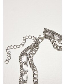 Urban Classics Accessoires Necklace with layered chain - silver colors
