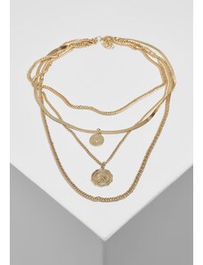 Urban Classics Accessoires Flat layering necklace - gold colors