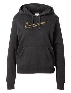 Nike Sportswear Mikina 'CLB FLC SHINE' žltá / čierna