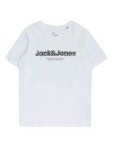 Jack & Jones Junior Tričko 'LAKEWOOD' béžová / čierna / biela