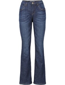 bonprix Termo strečové džínsy, BOOTCUT, farba modrá, rozm. 34