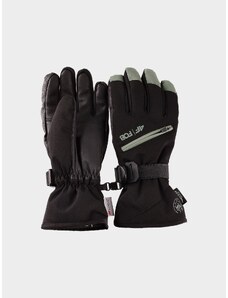 4F Pánske snowboardové rukavice Thinsulate - čierne