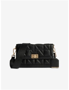 Black women's leather handbag Geox Borsa - Women