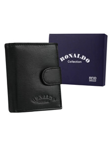 Malá, kožená pánska peňaženka so zapínaním - Ronaldo