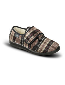 MJARTAN - Uzatvorené papuče na suchý zips z ovčej vlny