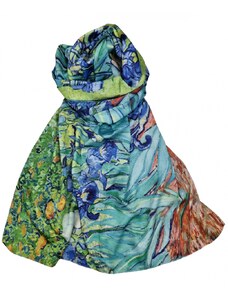 Katrin's Fashion Hodvábny Dámsky elegantný šál Gustáv Klimt