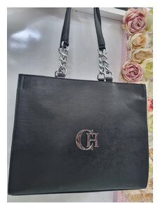 Katrin's Fashion Čierna Dámska kabelka do ruky Chiara