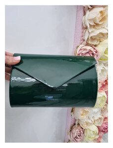 Katrin's Fashion Spoločensk zelená kabelka