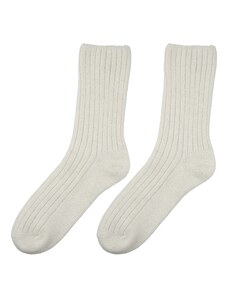 Vlnka Ovčie ponožky Merino so zdravotným lemom biela