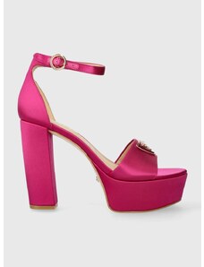 Sandále Guess SETON2 ružová farba, FLPSE2 SAT03