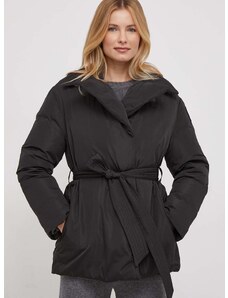 Páperová bunda Blauer dámska, čierna farba, zimná