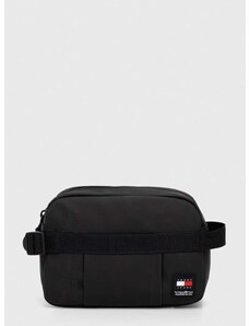 Kozmetická taška Tommy Jeans čierna farba,AM0AM12077