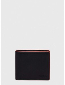 Kožená peňaženka HUGO pánsky,čierna farba,50511293