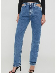 Rifle Calvin Klein Jeans dámske,vysoký pás,J20J222433