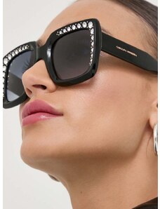 Slnečné okuliare Carolina Herrera dámske, čierna farba, HER 0178/S