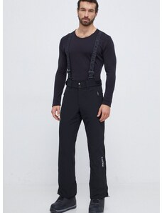 Lyžiarske nohavice Descente Swiss čierna farba